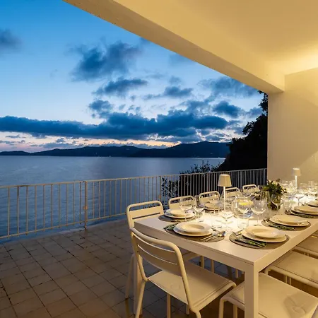 Escalina With Private Beach And A/c Villa